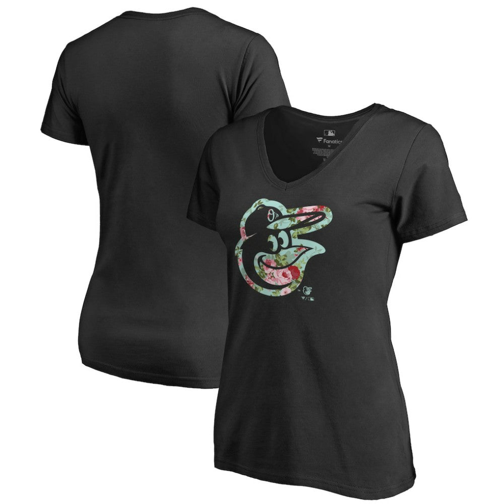 Baltimore Orioles Women's Lovely V-Neck T-Shirt Discount