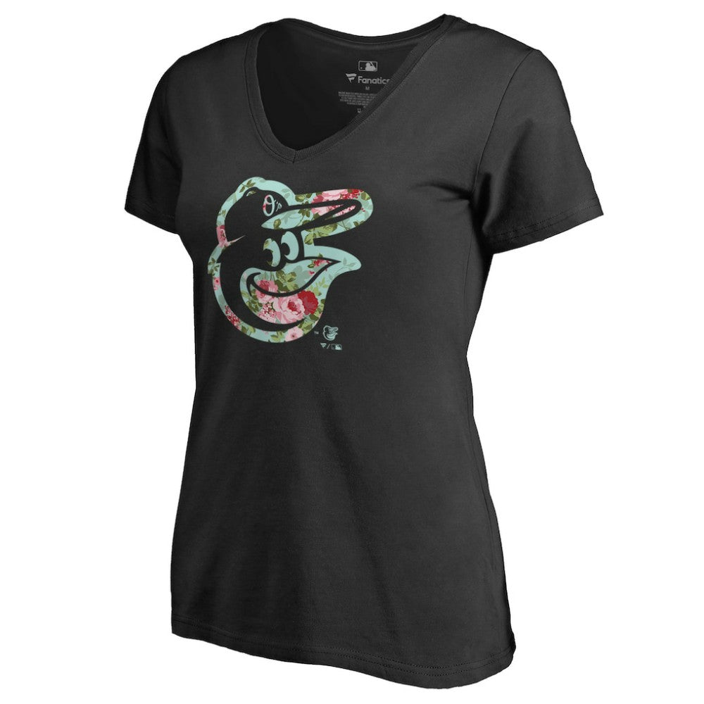 Baltimore Orioles Women's Lovely V-Neck T-Shirt Discount