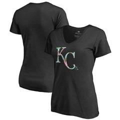 Kansas City Royals Women's Lovely V-Neck T-Shirt Sale