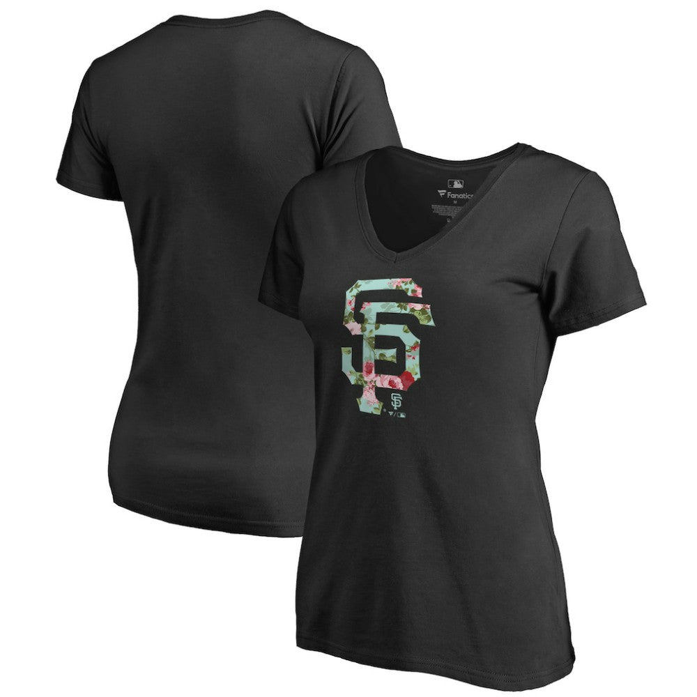 San Francisco Giants Women's Lovely V-Neck T-Shirt Discount