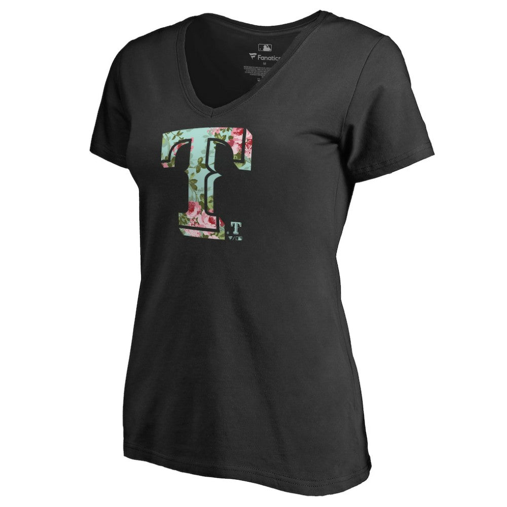 Texas Rangers Women's Lovely V-Neck T-Shirt Sale