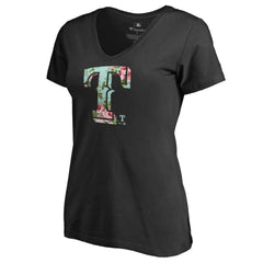 Texas Rangers Women's Lovely V-Neck T-Shirt Sale