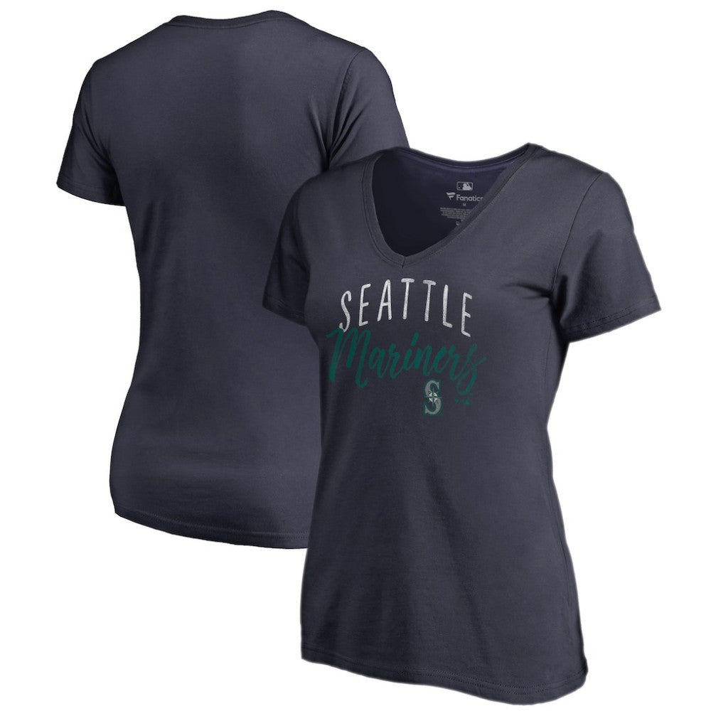 Seattle Mariners Women's Graceful V-Neck T-Shirt Discount