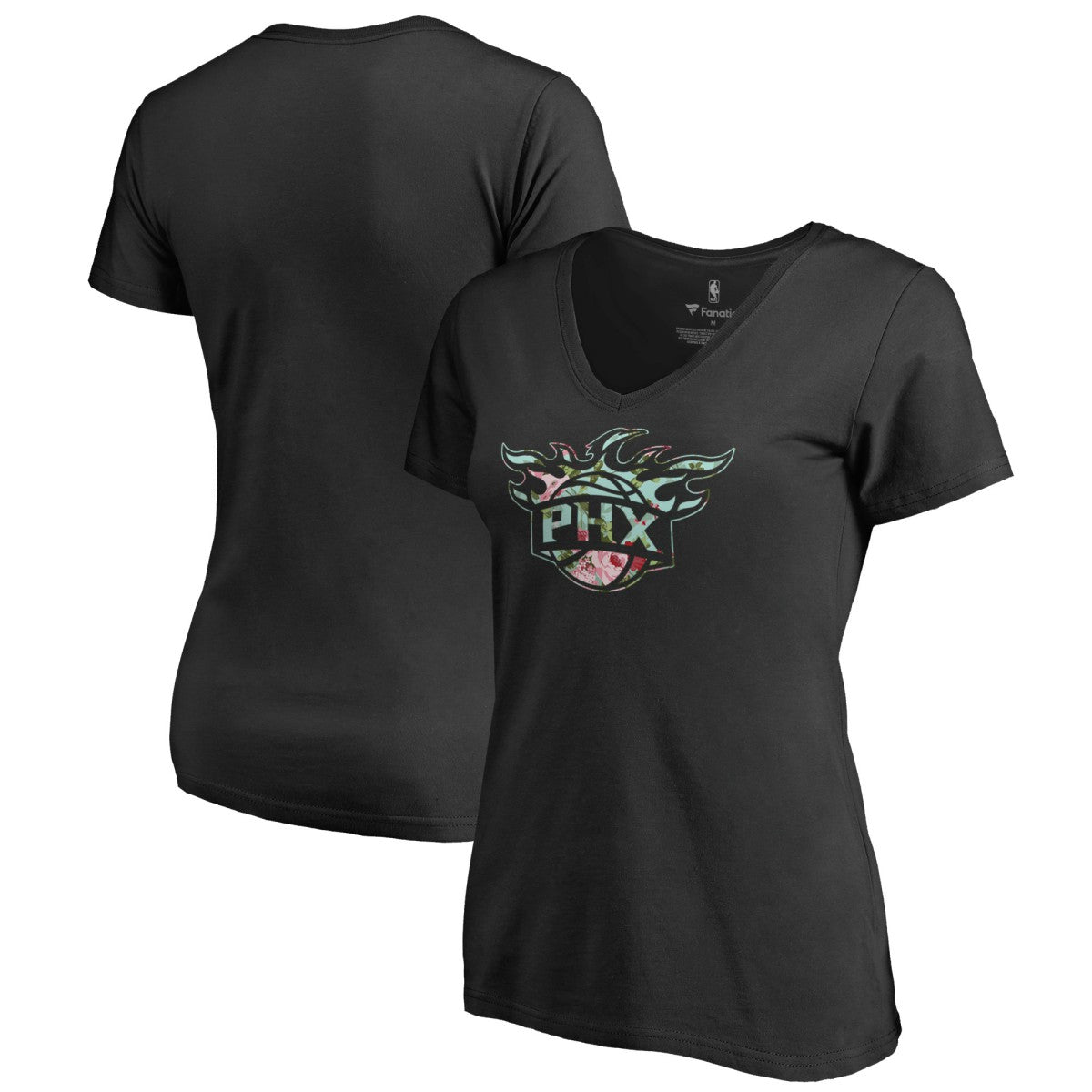 Phoenix Suns Lovely V-Neck T-Shirt Black