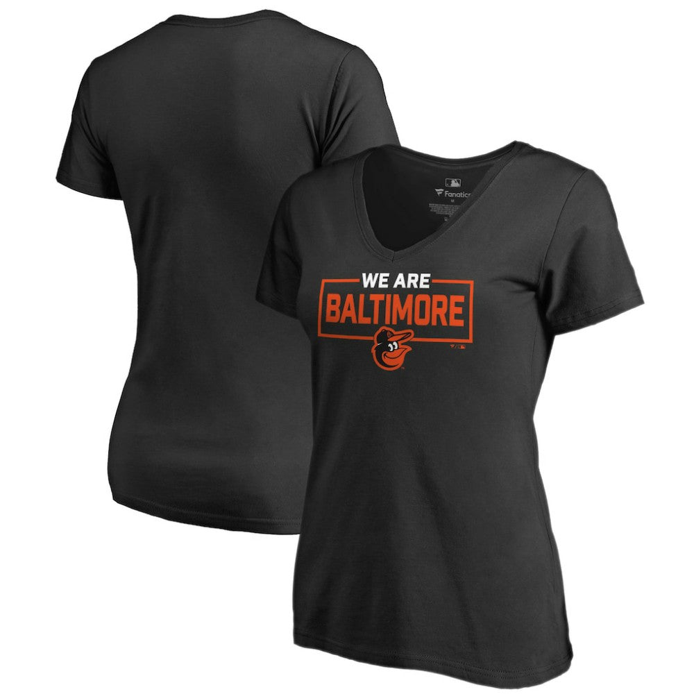 Baltimore Orioles Women's We Are Icon V-Neck T-Shirt Online