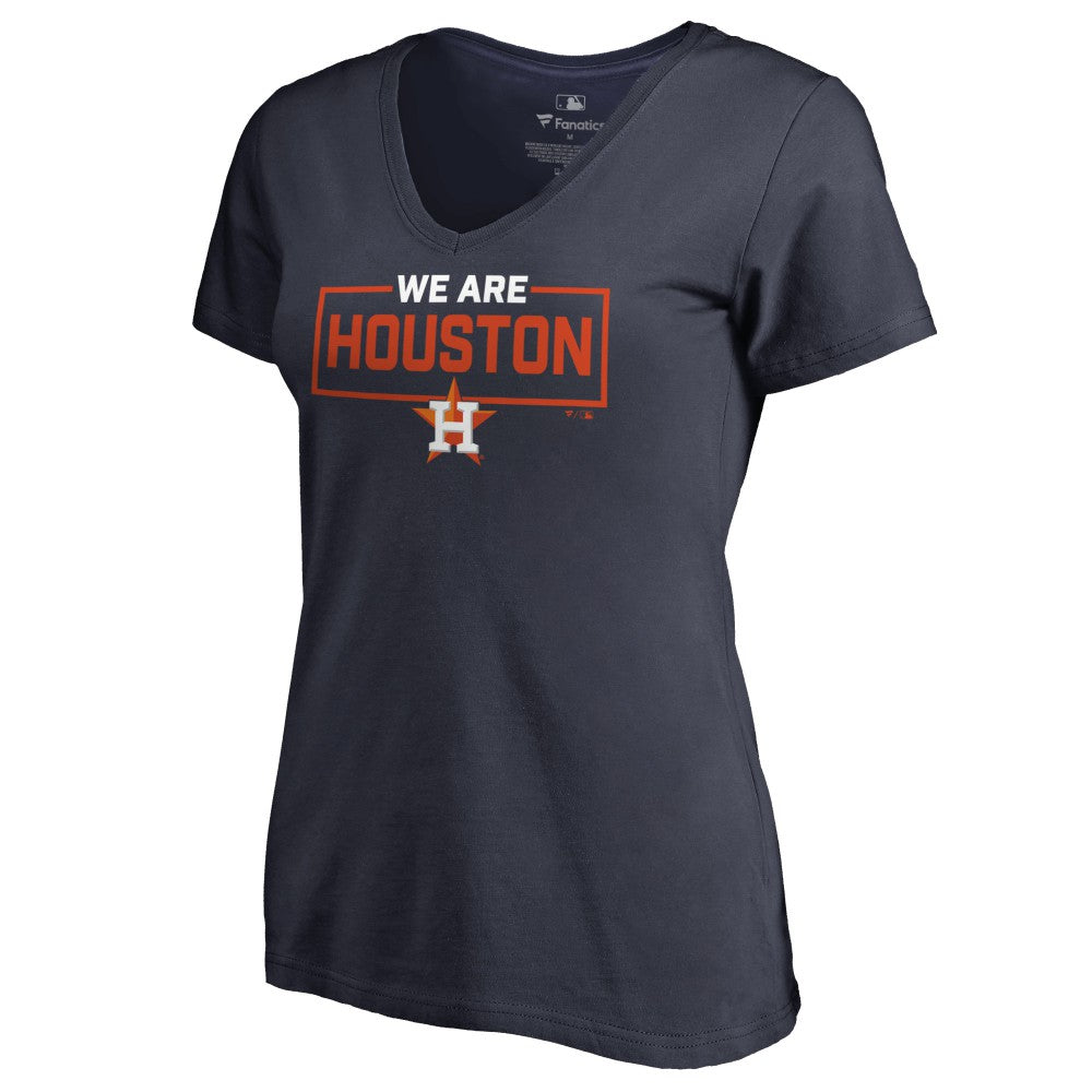 Houston Astros Women's We Are Icon V-Neck T-Shirt Discount