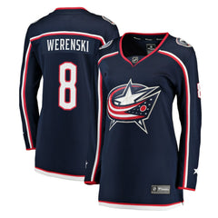 Zach Werenski Columbus Blue Jackets Fanatics Women's Breakaway Jersey - Navy | Fanatics online