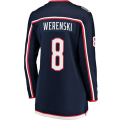 Zach Werenski Columbus Blue Jackets Fanatics Women's Breakaway Jersey - Navy | Fanatics online