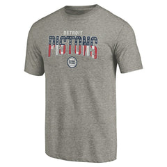 Detroit Pistons Freedom Tri-Blend T-Shirt Gray