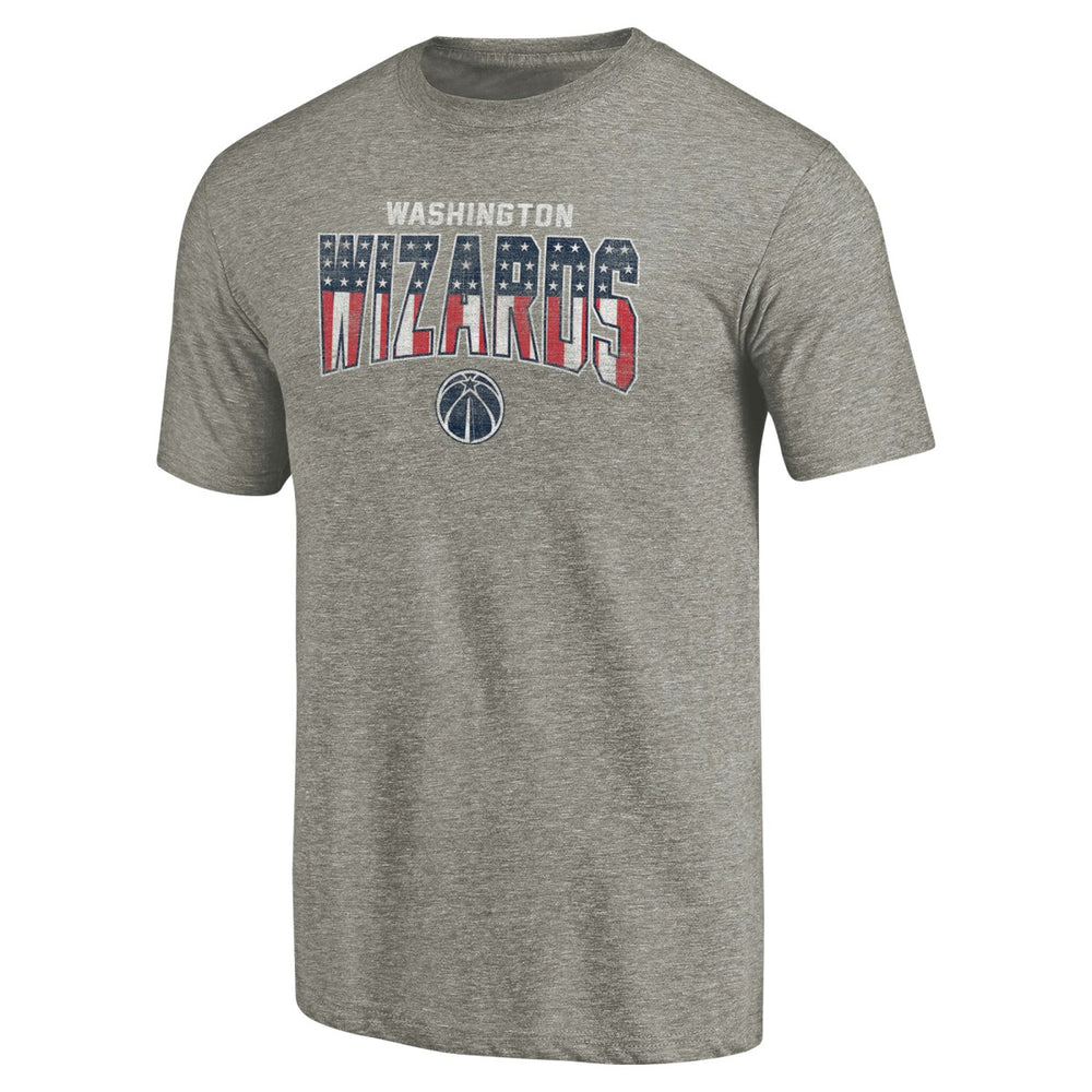 Washington Wizards Freedom Tri-Blend T-Shirt Gray