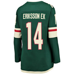 Joel Eriksson Ek Minnesota Wild Fanatics Women's Breakaway Player Jersey - Green | Fanatics Clearance