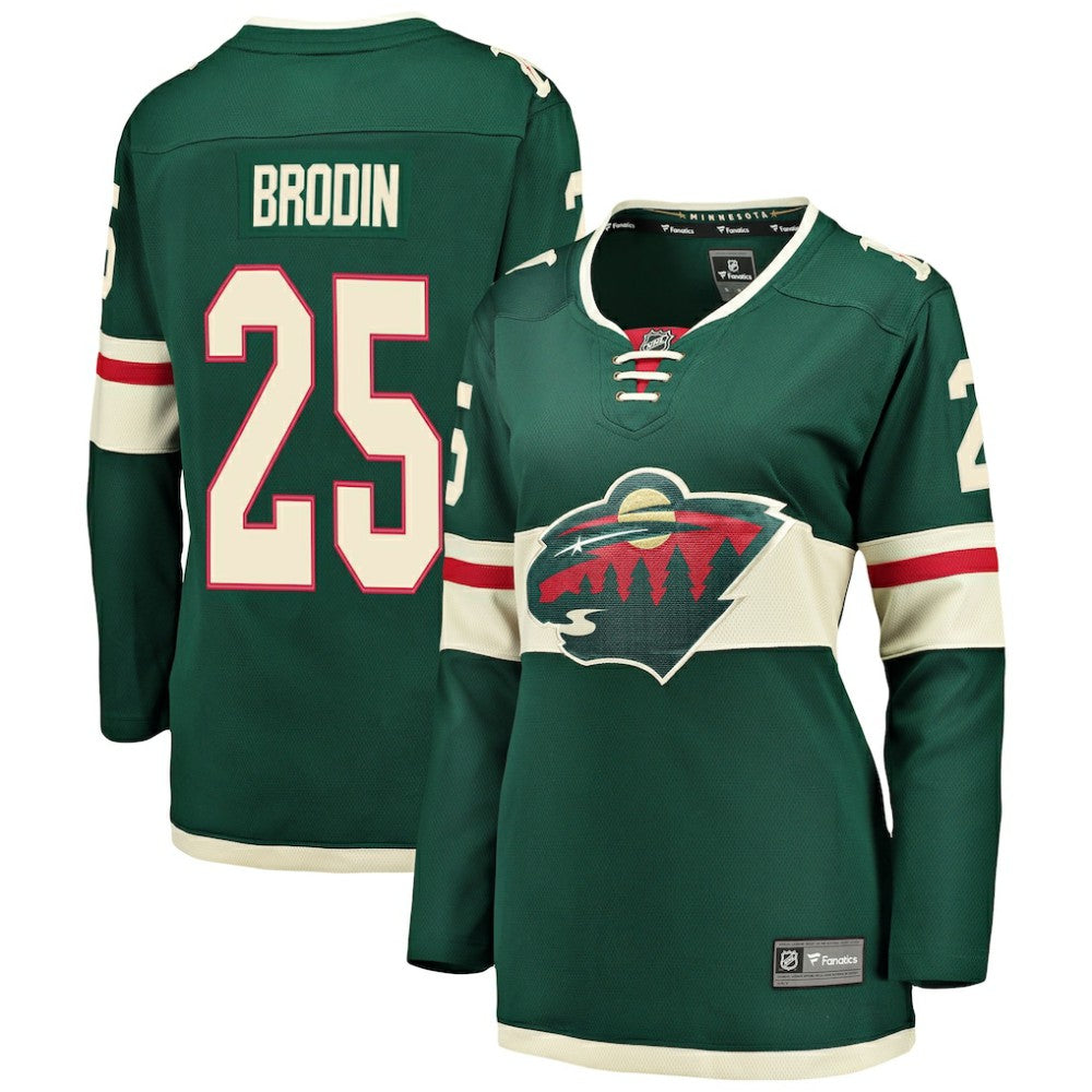 Jonas Brodin Minnesota Wild Fanatics Women's Breakaway Player Jersey - Green | Fanatics on sale