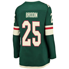 Jonas Brodin Minnesota Wild Fanatics Women's Breakaway Player Jersey - Green | Fanatics on sale