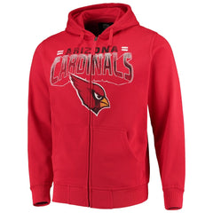 Arizona Cardinals G-III Sports by Carl Banks Perfect Season Full-Zip Hoodie - Cardinal - NFL