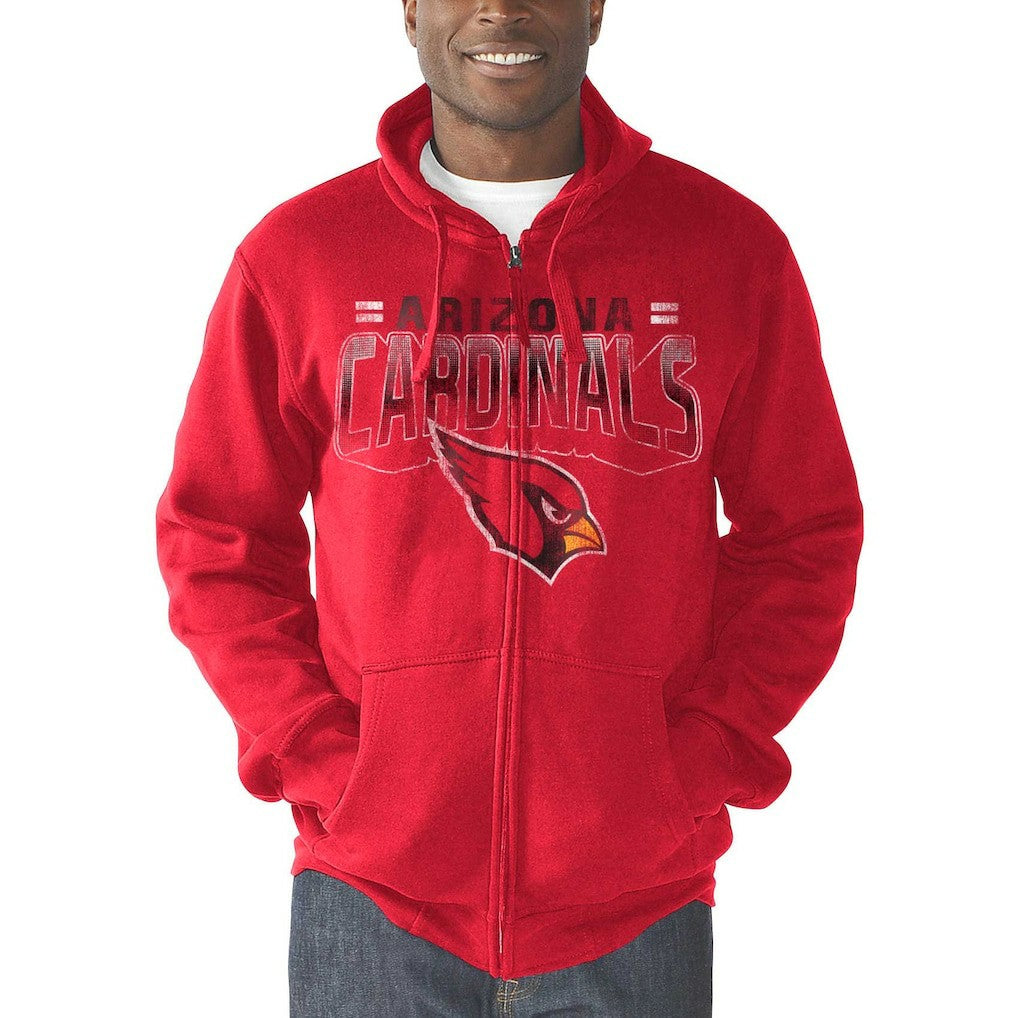 Arizona Cardinals G-III Sports by Carl Banks Perfect Season Full-Zip Hoodie - Cardinal - NFL