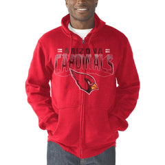 Arizona Cardinals G-III Sports by Carl Banks Perfect Season Full-Zip Hoodie - Cardinal - NFL