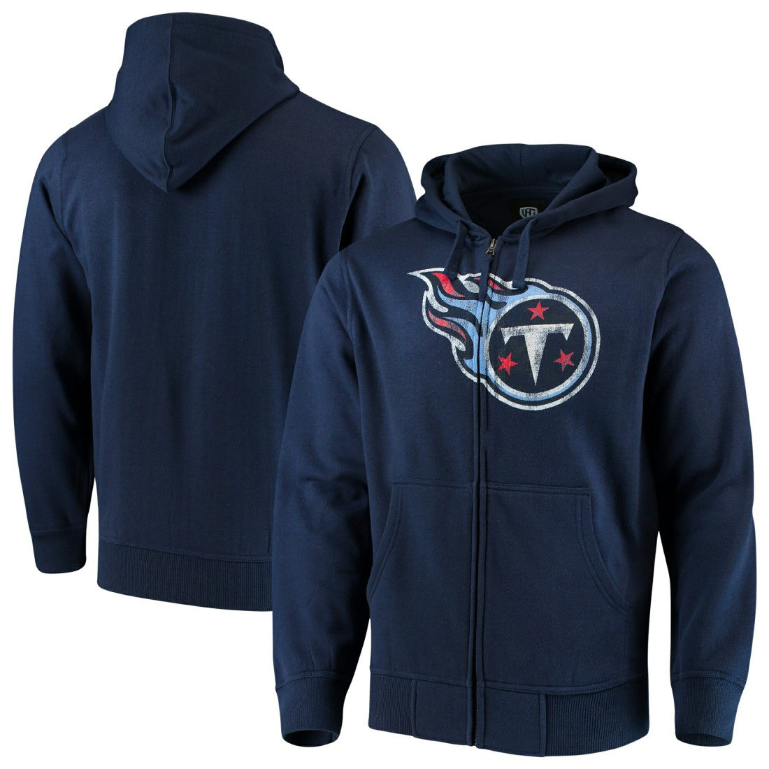 Tennessee Titans G-III Sports by Carl Banks Primary Logo Full-Zip Hoodie - Navy - NFL