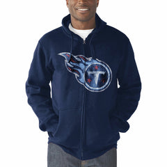Tennessee Titans G-III Sports by Carl Banks Primary Logo Full-Zip Hoodie - Navy - NFL