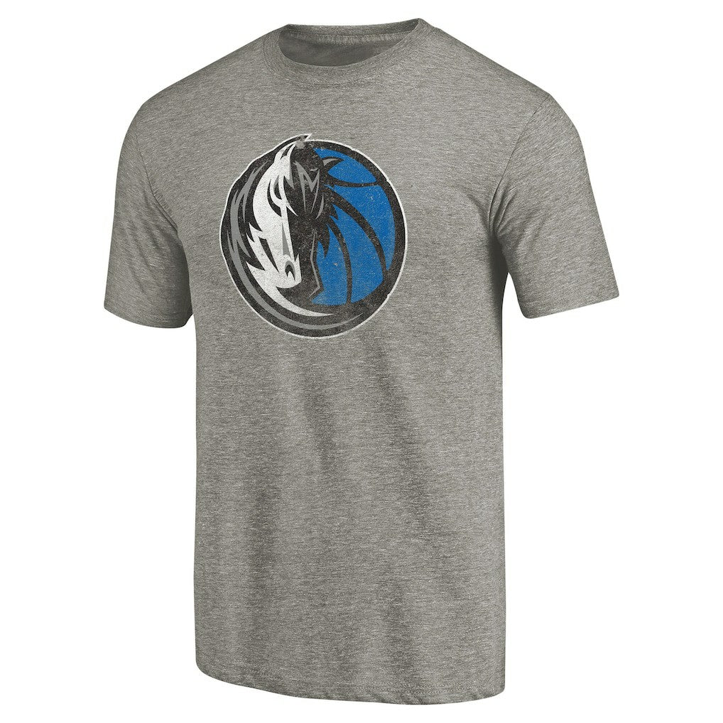 Dallas Mavericks Greatest Dad Tri-Blend T-Shirt Gray