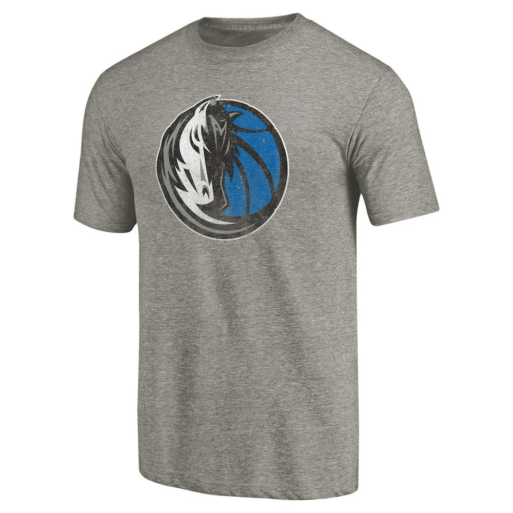 Dallas Mavericks Greatest Dad Tri-Blend T-Shirt Gray
