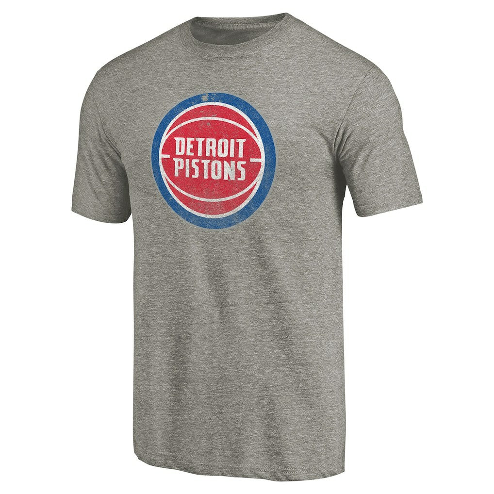 Detroit Pistons Greatest Dad Tri-Blend T-Shirt Gray
