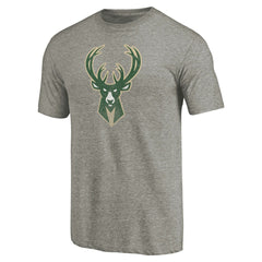 Milwaukee Bucks Greatest Dad Tri-Blend T-Shirt Gray