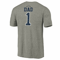 New Orleans Pelicans Greatest Dad Tri-Blend T-Shirt Gray