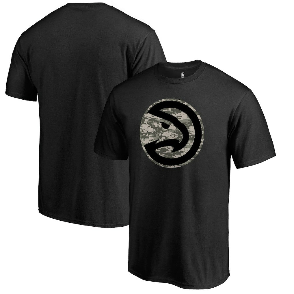 Atlanta Hawks Cloak Camo T-Shirt Black