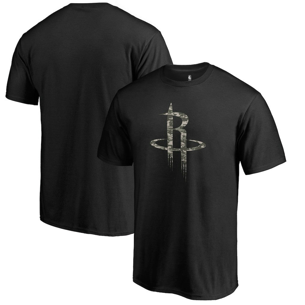 Houston Rockets Cloak Camo T-Shirt Black