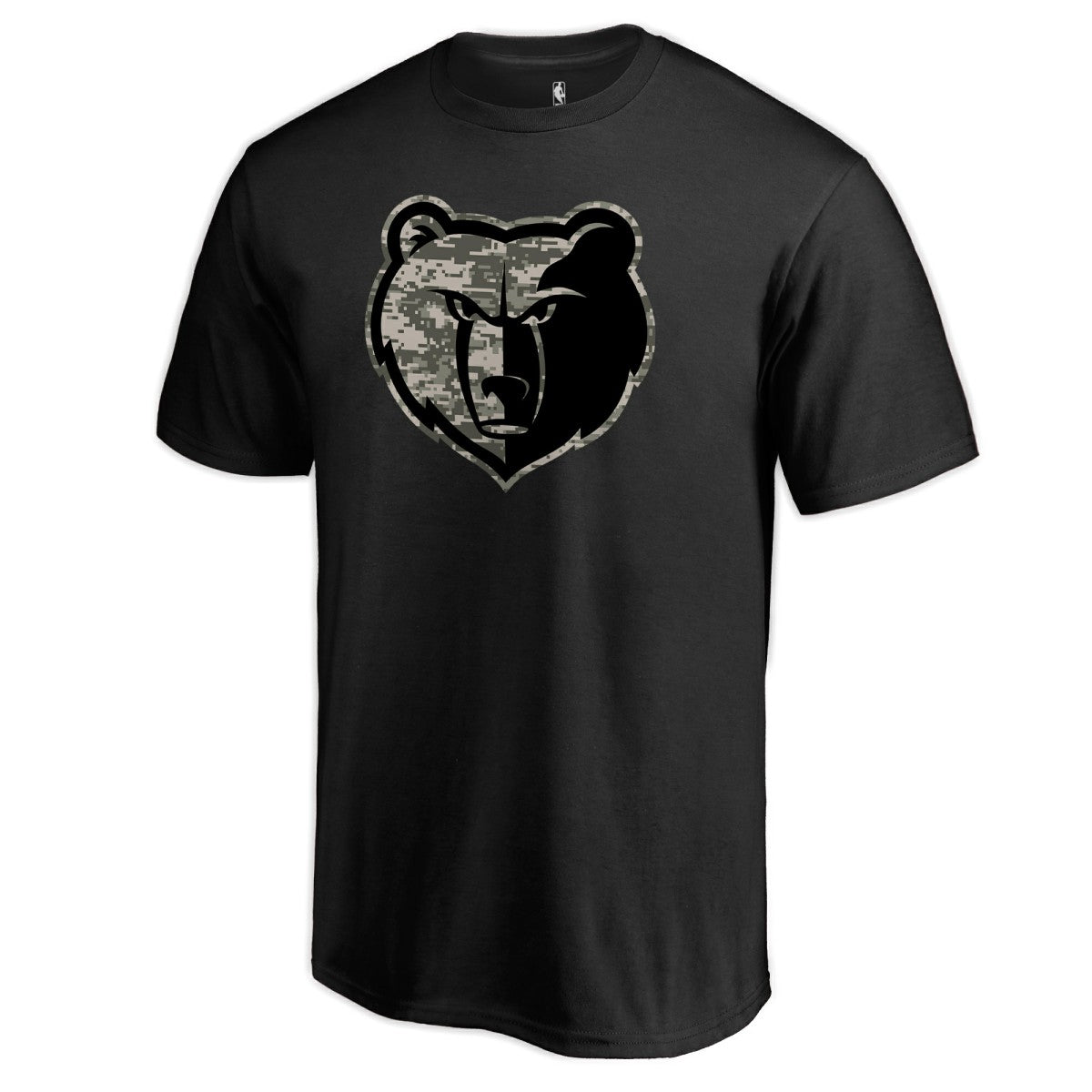 Memphis Grizzlies Camo Collection Cloak T-Shirt Black
