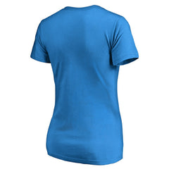 Oklahoma City Thunder Women's We Are Iconic Collection V-Neck T-Shirt Blue