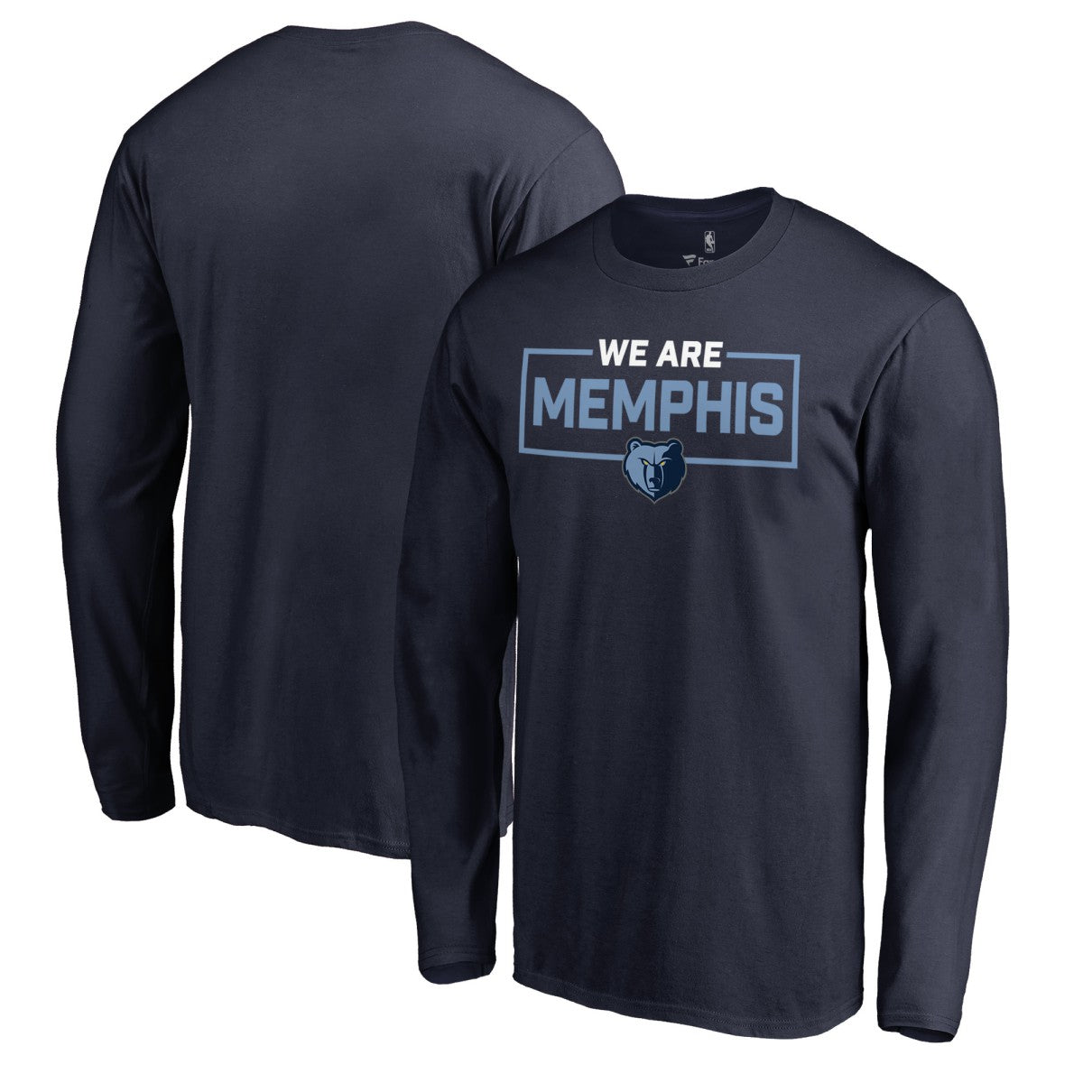 Memphis Grizzlies We Are Iconic Collection Long Sleeve T-Shirt Navy