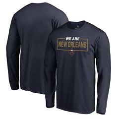 New Orleans Pelicans We Are Iconic Collection Long Sleeve T-Shirt Navy
