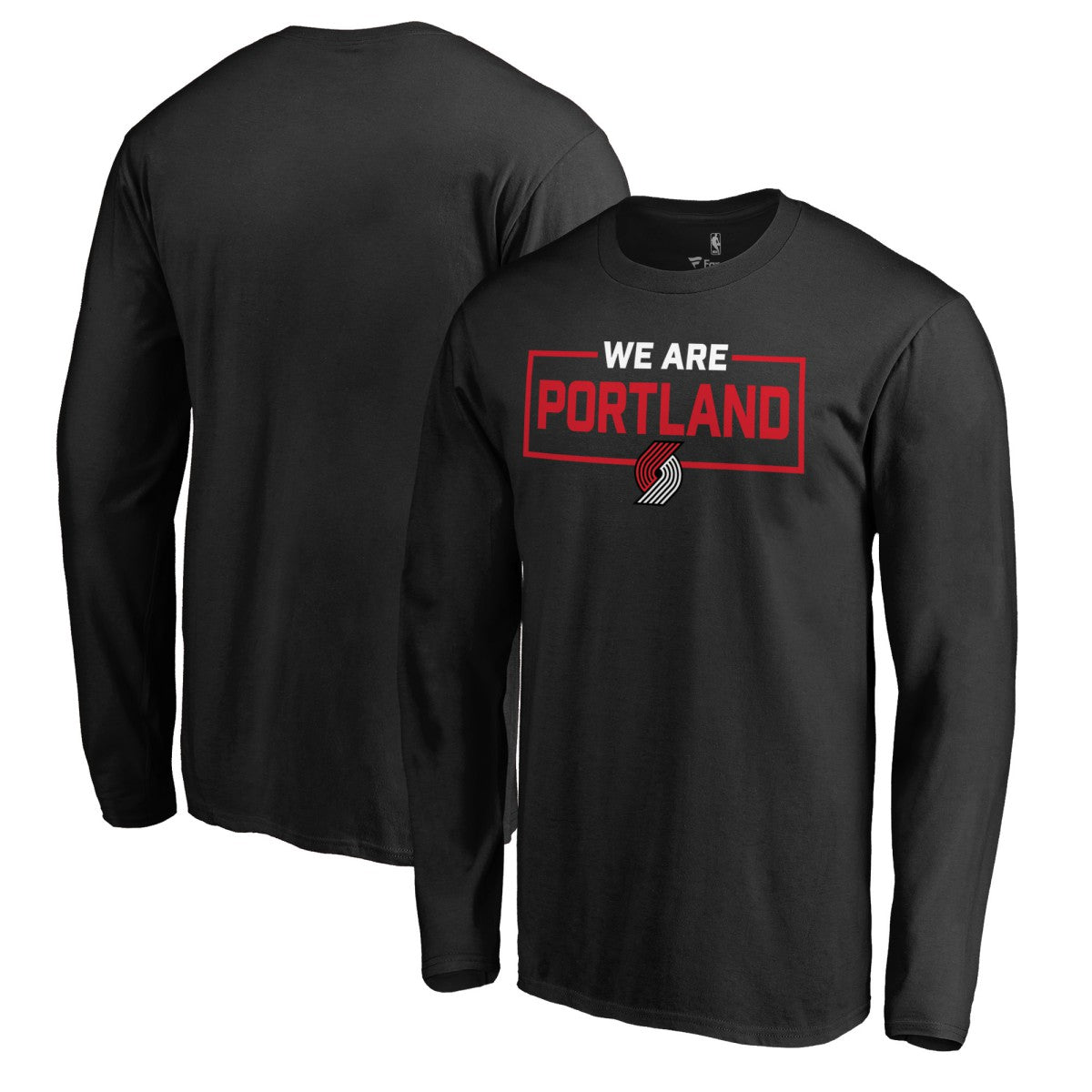 Portland Trail Blazers We Are Iconic Collection Long Sleeve T-Shirt Black