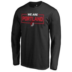 Portland Trail Blazers We Are Iconic Collection Long Sleeve T-Shirt Black
