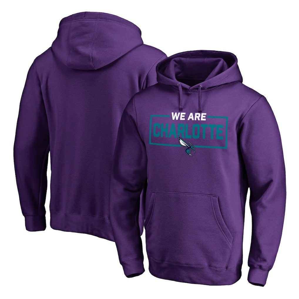 Charlotte Hornets We Are Iconic Collection Pullover Hoodie Purple