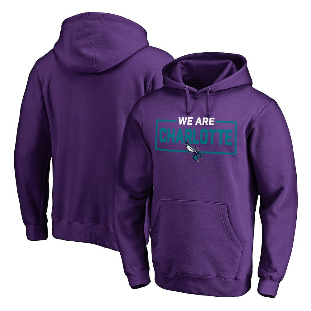 Charlotte Hornets We Are Iconic Collection Pullover Hoodie Purple