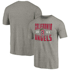 California Angels Cooperstown Collection Vintage Antique Stack Tri-Blend T-Shirt Outlet