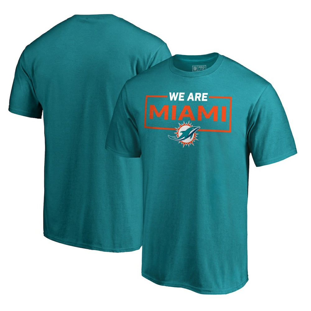 Miami Dolphins We Are Icon T-Shirt - Aqua - NFL