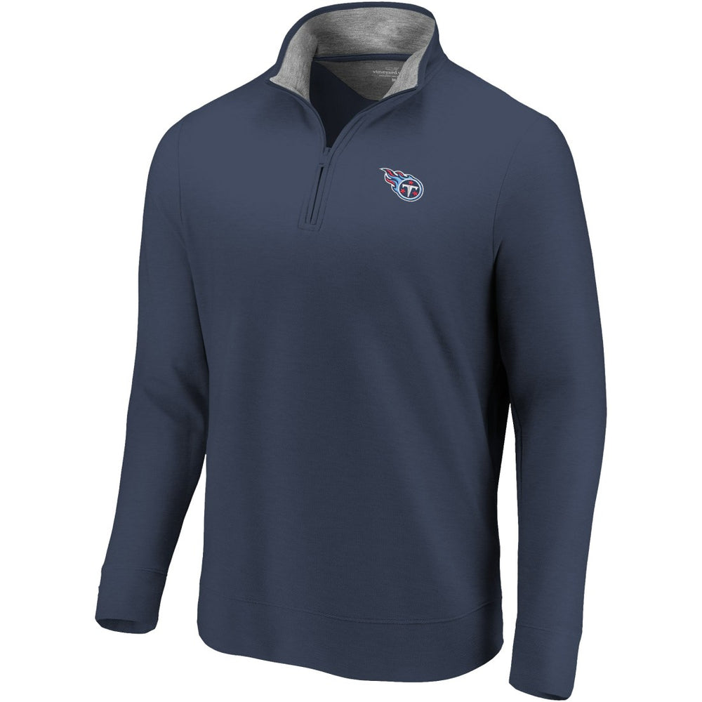 Tennessee Titans Vineyard Vines Saltwater Quarter-Zip Jacket - Navy - NFL