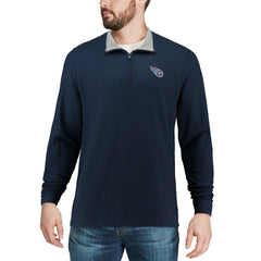 Tennessee Titans Vineyard Vines Saltwater Quarter-Zip Jacket - Navy - NFL