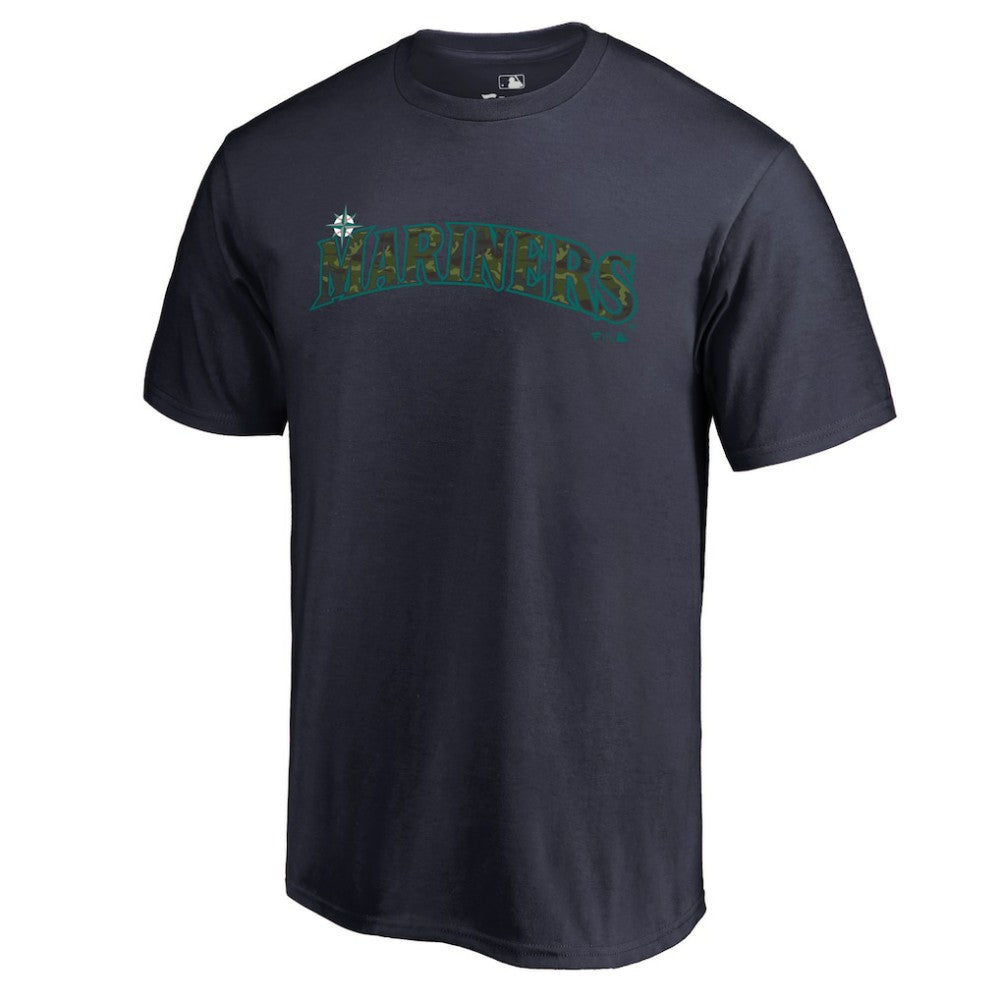 Seattle Mariners Armed Forces Wordmark T-Shirt Sale