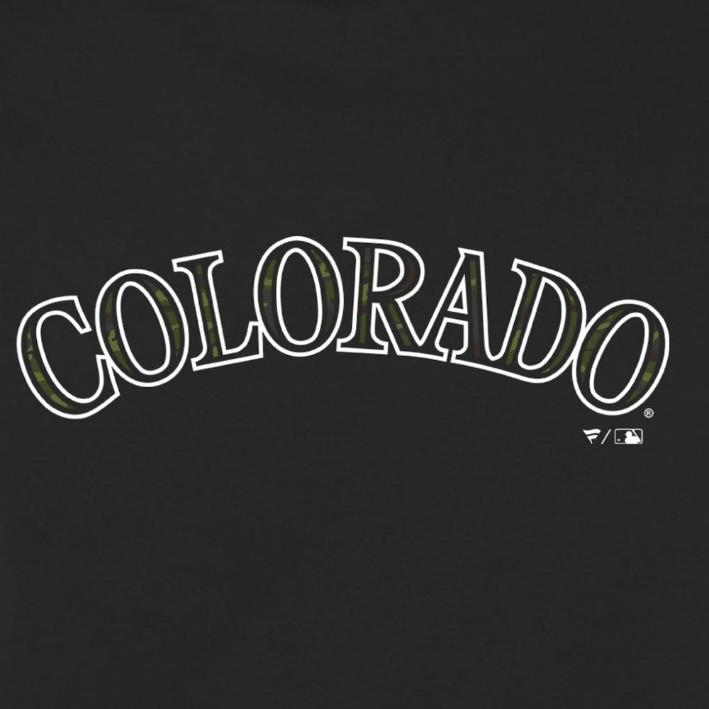 Colorado Rockies Women's Armed Forces Wordmark T-Shirt for sale