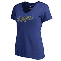 Los Angeles Dodgers Women's Armed Forces Wordmark T-Shirt Sale