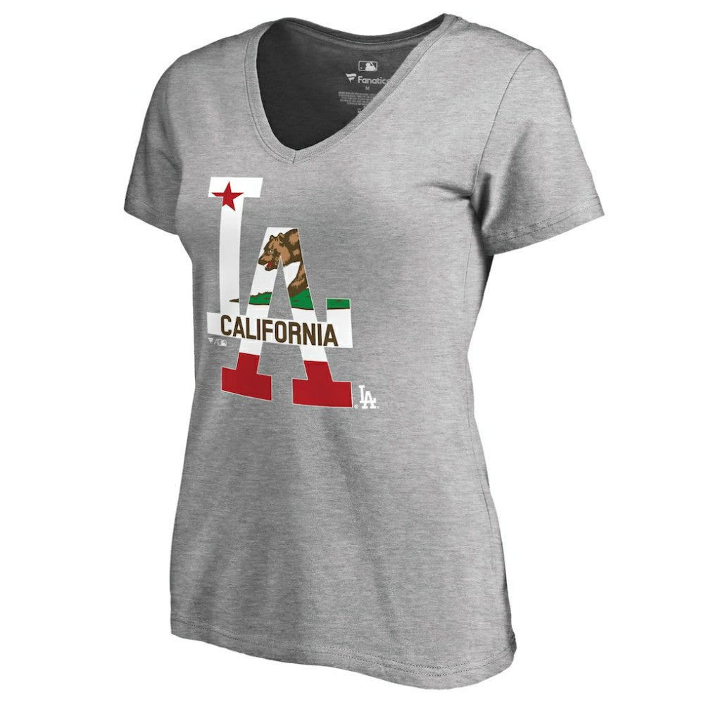 Los Angeles Dodgers Women's Hometown Collection Cali Flag T-Shirt Near Me