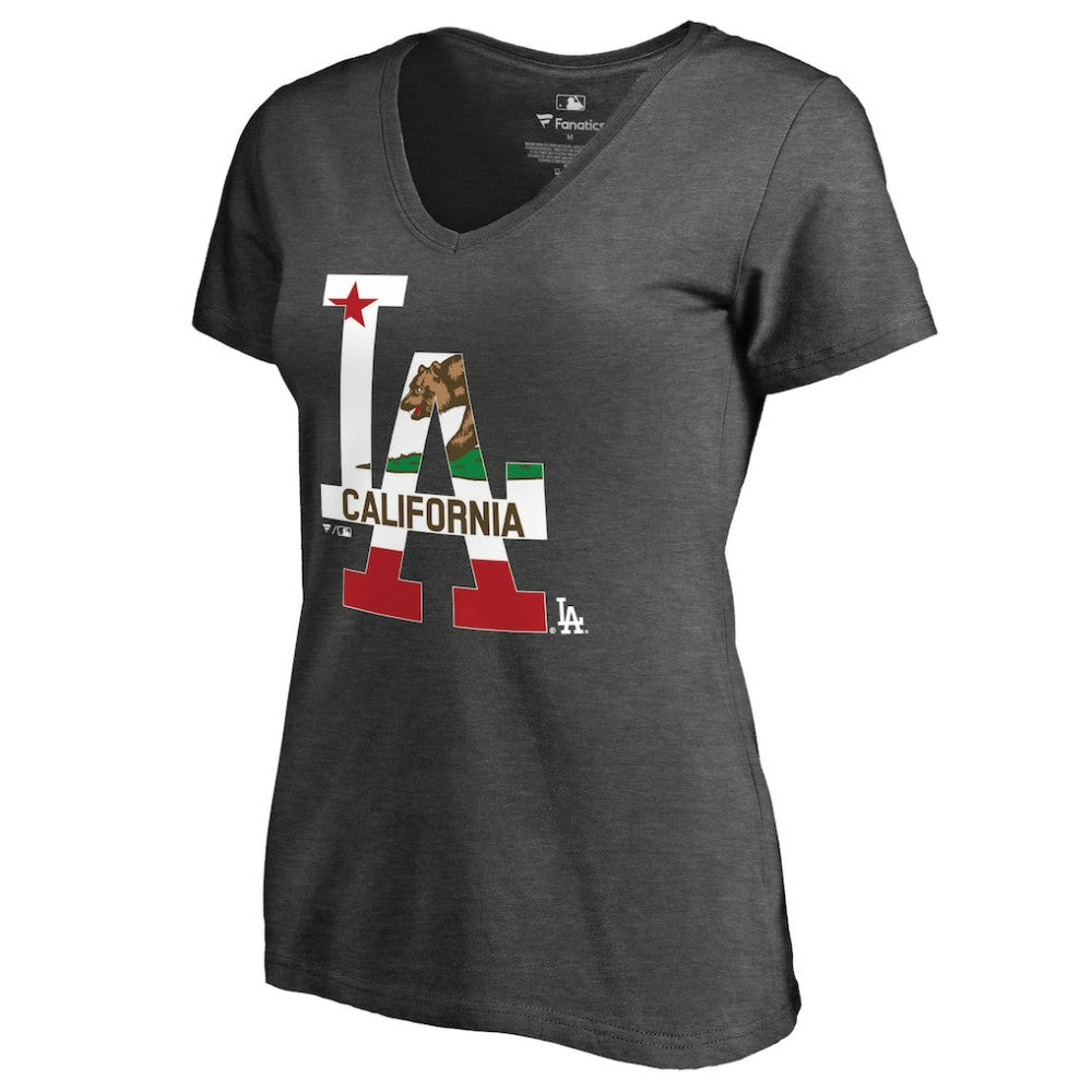 Los Angeles Dodgers Women's Hometown Collection Cali Flag T-Shirt Near Me