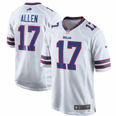 Josh Allen Buffalo Bills Game Player Jersey - White - Nike