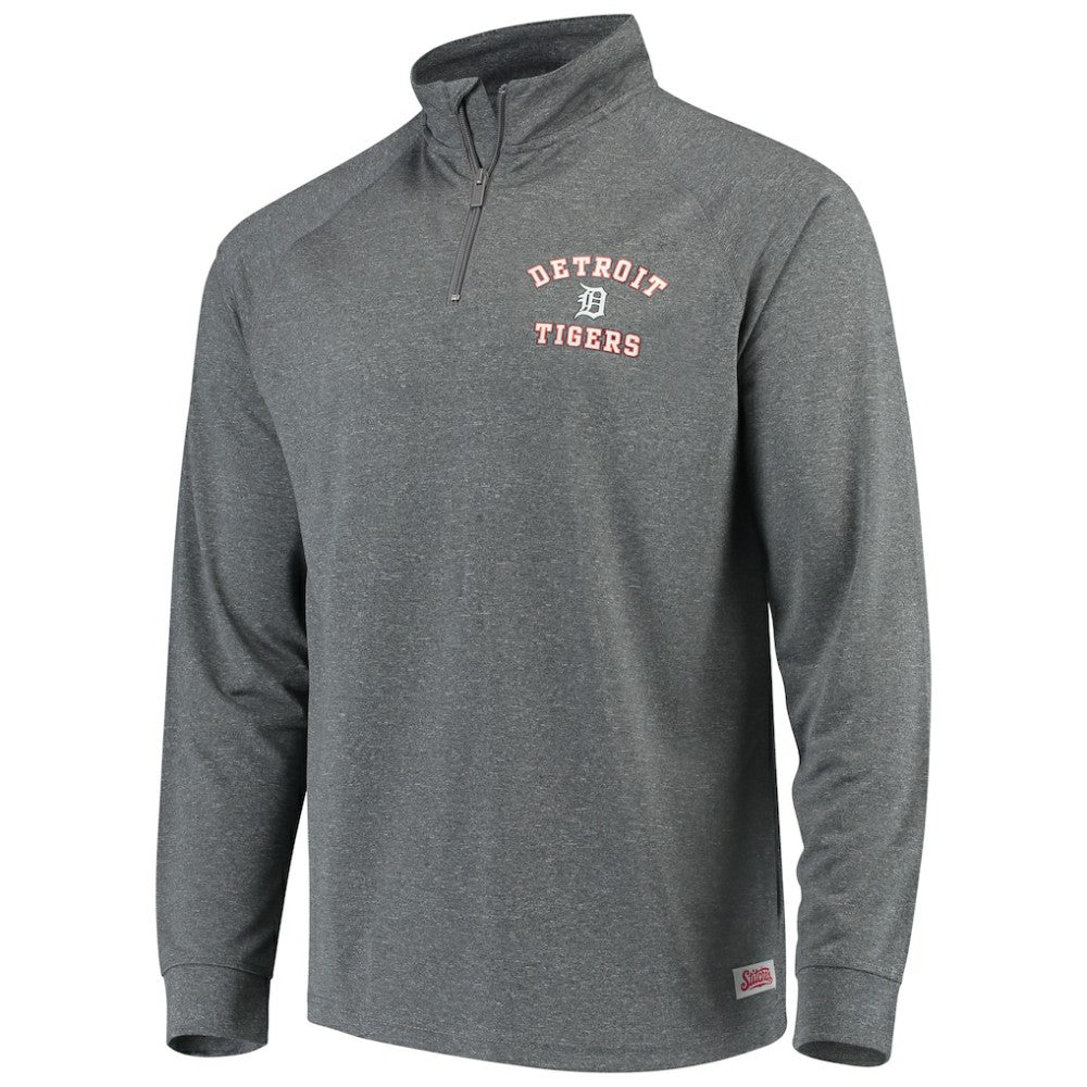 Detroit Tigers Stitches Team Raglan Quarter-Zip Pullover Jacket Near Me