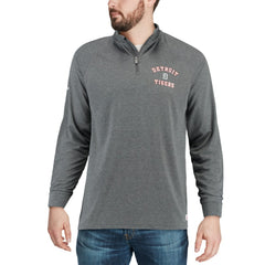 Detroit Tigers Stitches Team Raglan Quarter-Zip Pullover Jacket Near Me