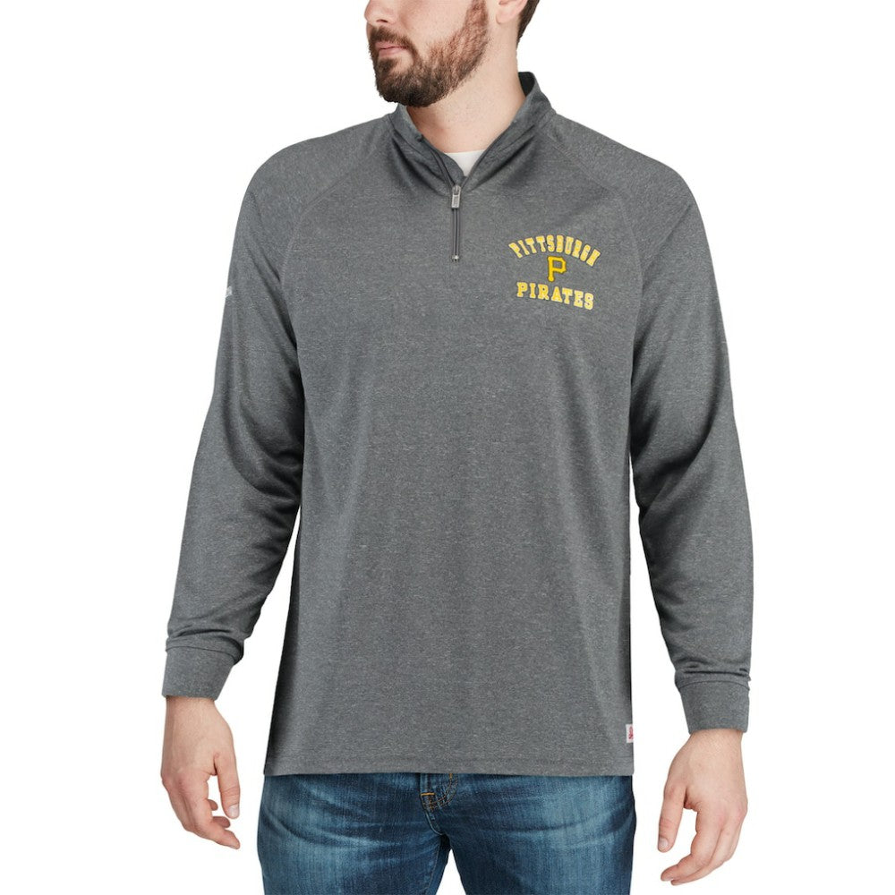 Pittsburgh Pirates Stitches Team Raglan Quarter-Zip Pullover Jacket for sale